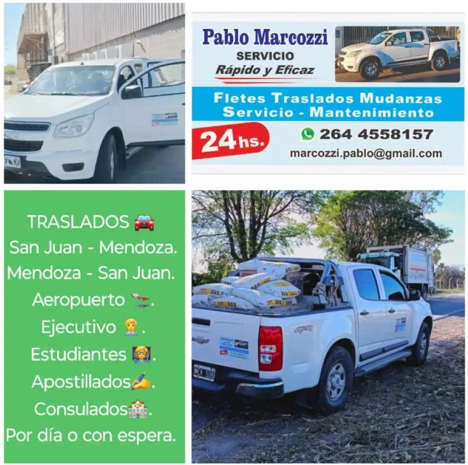 Traslados San Juan - Mendoza Aeropuertos, Ejecutivos, Estudiantes, Apostillados