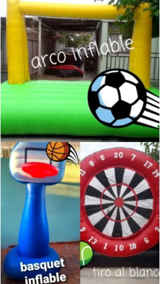 Juego Inflable Aro De Basquet · foto 2