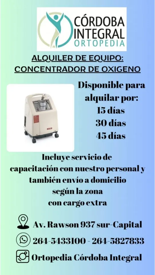 Alquiler De Concentrador De Oxigeno · foto 2