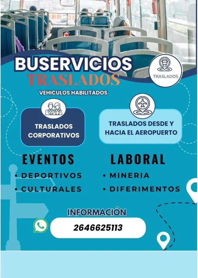 Buservicios, Traslados