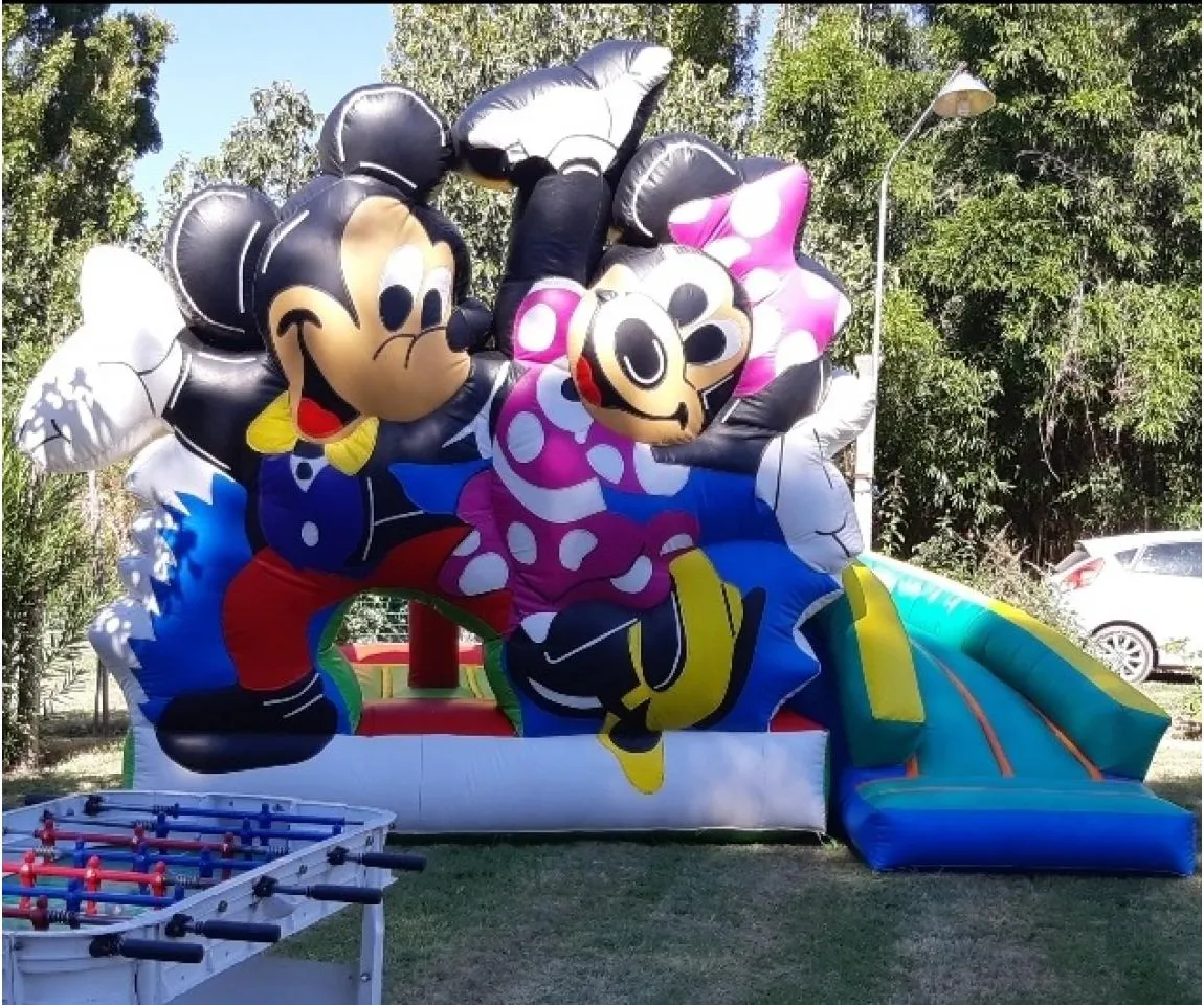 Castillos 3d Inflable + Metegoles, Tejos, Ping Pong, Cama Elástica Grande, Mesitas Mesitas · foto 2