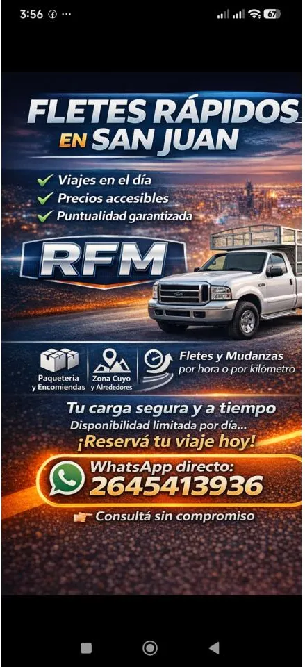 Fletes Y Mudanzas, Precios Accesibles 264~5413936