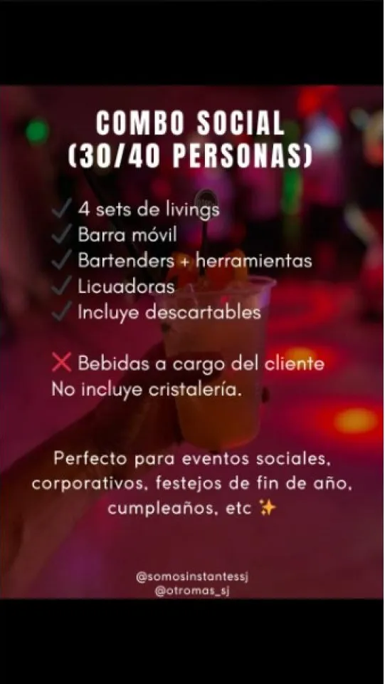 Combo De Servicio Para Tu Evento · foto 2